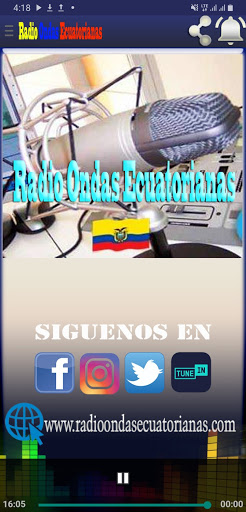 Radio Ondas Ecuatorianas Screen 2