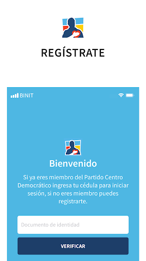 Android application Centro Democrático screenshort