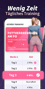 Po Übungen: Straffe Beine & Po Screenshot