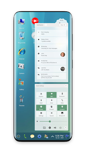 Vista Theme for Launcher Screen 2