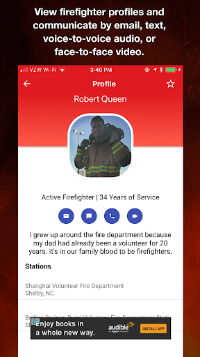 Firefighter Connect Screen 3