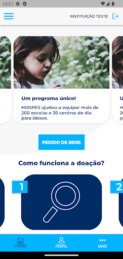 Android application HOSPES by AHP screenshort