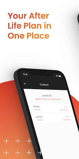 Android application Legacy Folder: After Life Plan screenshort