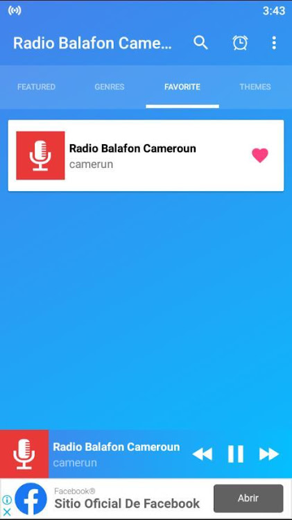 Radio for Balafon Cameroun - 35 - (Android)