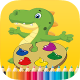 Dinosaur Paint Book - For Kids icon