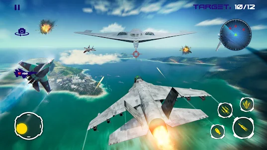war planes - Kampfjet-Spiele