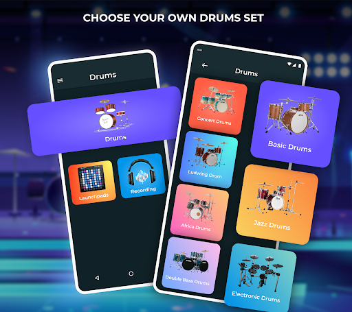 Android application Real Drum - Drum Pad screenshort