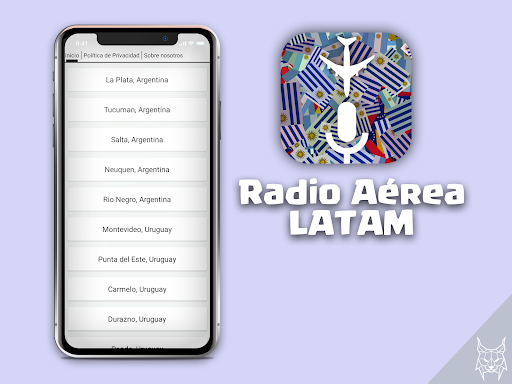 Android application Radio Aérea LATAM screenshort