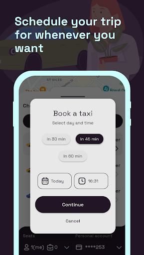 Screenshot of TaxiClick