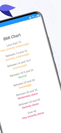 BMI Simple Calculator Screen 3