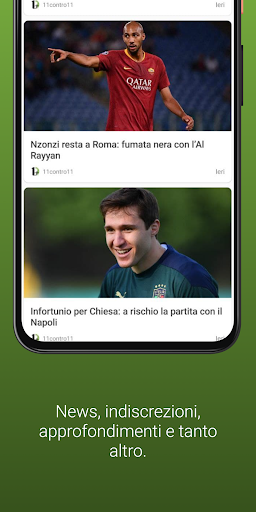11contro11 - notizie di calcio Screen 2