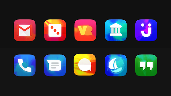 Vala e nxehtësisë - Paketë e ikonave të nxehta të ngjyrosjes Pamja e ekranit