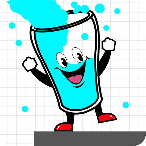 Clever Glass-Leisure Drawing Water Cup Puzzle Game