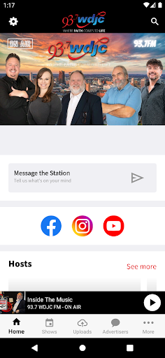 Android application 93.7 WDJC RADIO screenshort