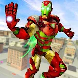 Flying Robot Superhero: Crime City Rescue icon
