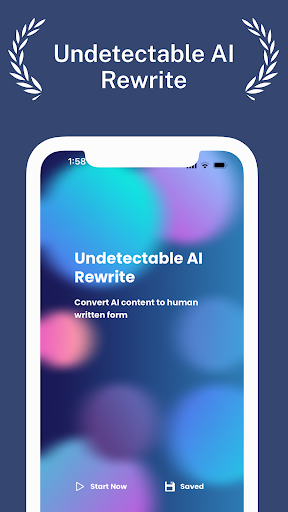 Android application Undetectable AI Rewrite screenshort