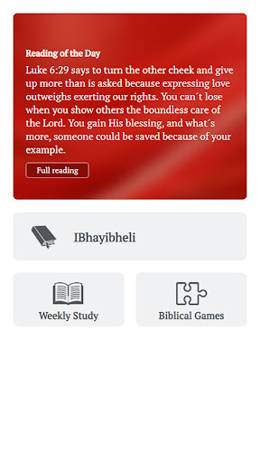 Android application Zulu Bible + Game (By JW) screenshort