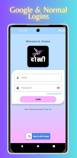 Android application Dostee: Chatting App (DESI) screenshort