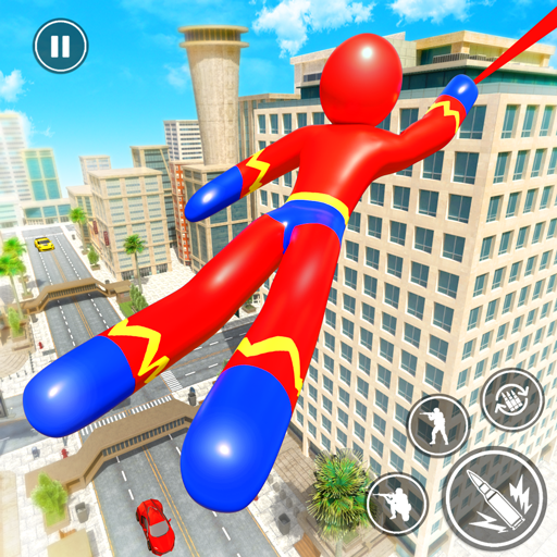 Stickman Rope Superhero Game 28 Icon