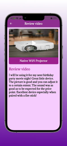 Native WiFi Projector Guide Screen 2