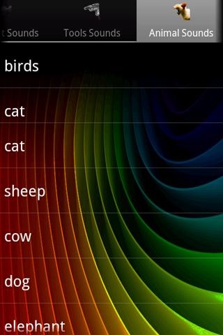 Cool Sounds (Jokes, ringtones) Screen 3