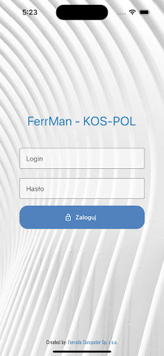 Android application FerrMan - Kos-Pol screenshort