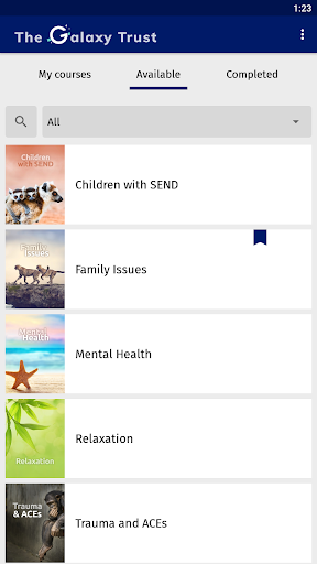 Galaxy Library Screen 2