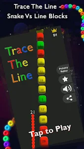 Trace Line - Snake Vs Line Blo