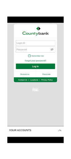 Android application Countybank Mobile Banking screenshort