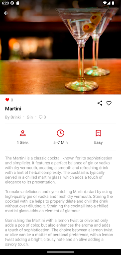Drinki: mixology drink recipes Screen 3