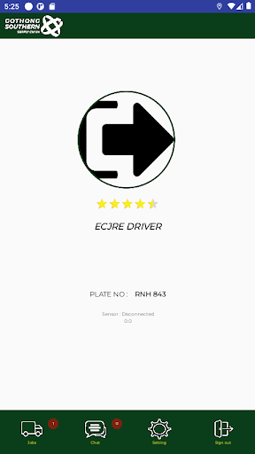 gEasy - Drivers App Screen 2