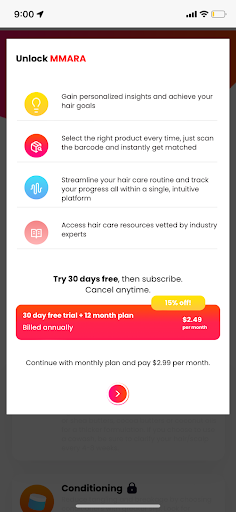 MMARA: Your Hair Coach Screen 2