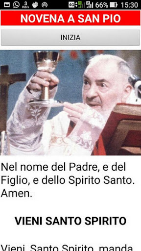 Android application Audio Novena a Padre Pio screenshort