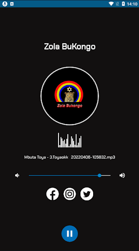 Android application Rádio Zola BuKongo screenshort