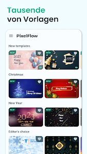PixelFlow: Intro video maker