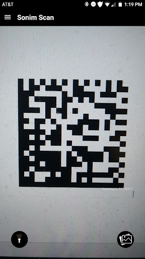 Sonim Scan Screen 3