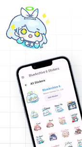 BlueArchive Whatsapp Sticker