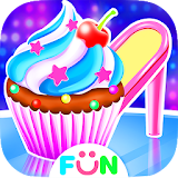 High Heel Cupcake Maker- Girly Bakery Food Games icon