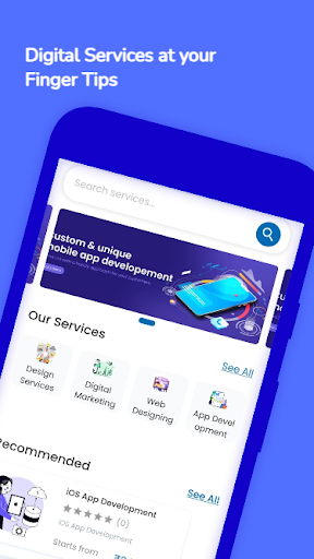 Android application Shaven Web Solutions screenshort