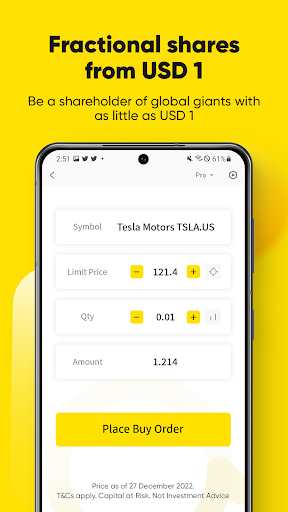 Android application Tiger Trade - Invest Globally screenshort