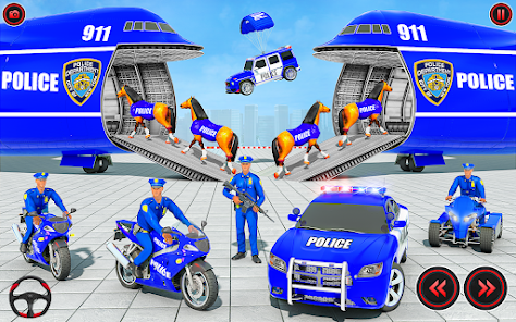 Police Cargo Transports Truck  screenshots 1