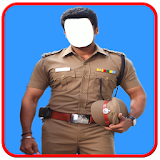 Police suit photo editor icon