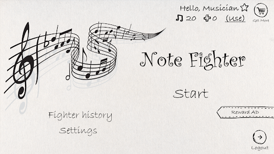 Music Note Fighter(Sight-Read)