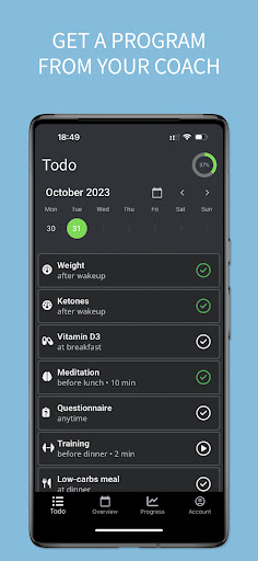 Android application Miraself screenshort