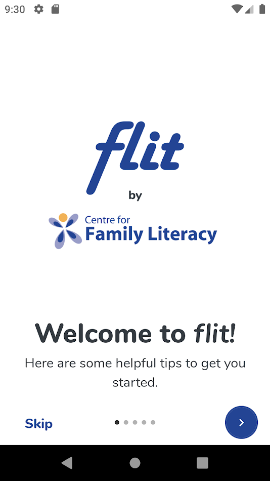 #1. Flit, A Family Literacy App (Android) Av: Punchcard Systems