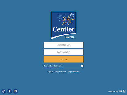 Centier Bank Mobile App Screenshot