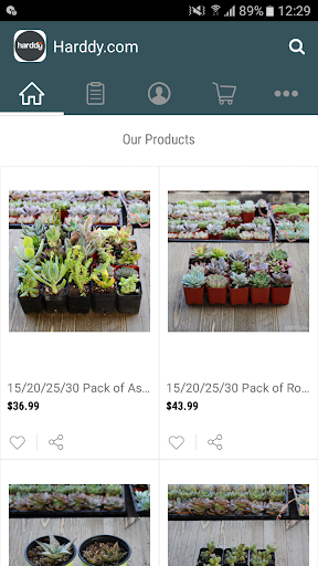 Android application The Succulent Marketplace screenshort