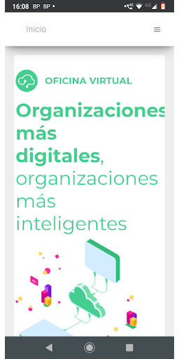 Android application Horizonte Oficina Virtual screenshort