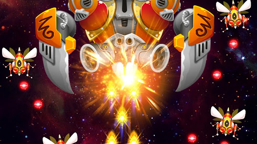 Space Shooter Galaxy Attack APK Free v1.605  MOD Unlimited Money Gallery 2