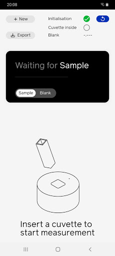 Absorbance One App Screen 3